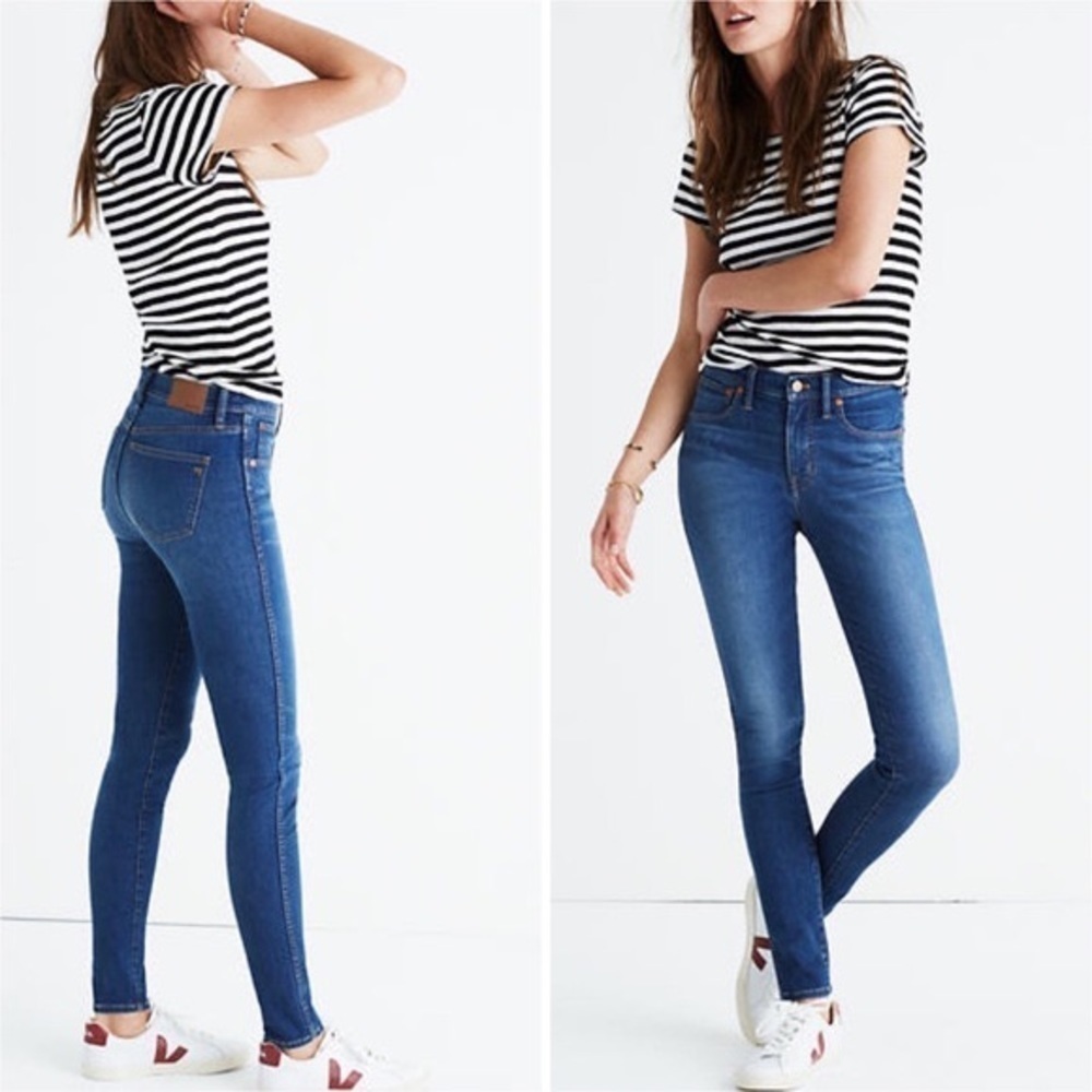 Madewell 9" High-Rise Skinny Jeans in Polly SZ 24